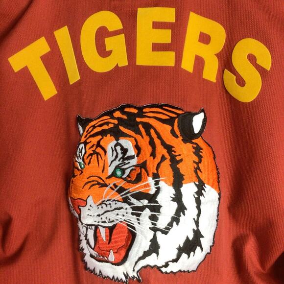 TAE KWON DO Tigers USA Embroidered Uniform Shirt Red Large - Picture 4 of 8